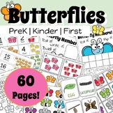 Butterfly Unit Activities | Math & ELA | Life Cycle | Kind