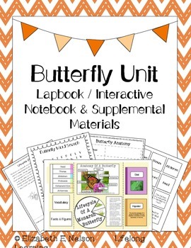 Preview of Butterfly Unit Study Bundle: Lapbook + Supplemental Materials