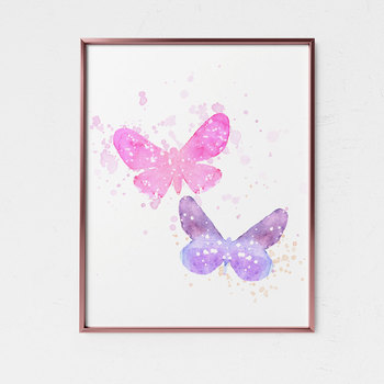 Butterfly Watercolor Print, Printable Classroom Decor 8x10 16x20