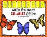 Butterfly Write the Room - Syllables Edition