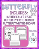 Butterfly Writing Activities:  Life Cycle, Butterfly Facts