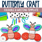 Butterfly Writing Craft | Butterfly Activity | Spring Craf