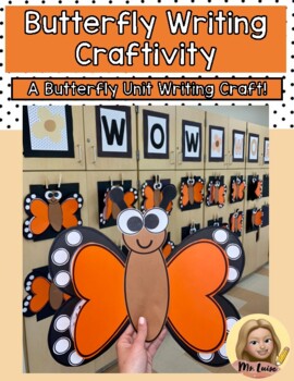 Preview of Butterfly Writing Craftivity & Anchor Chart
