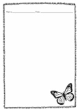 Butterfly Writing Paper