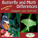Butterfly and Moth Differences PowerPoint