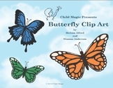Butterfly and Moth Photo Clip Art Mini Pack