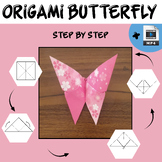 Butterfly craft: Spring craftivity- Origami butterfly