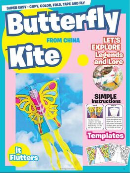 Preview of Butterfly kite from China - DIY Stem/Steam/Lifecycles