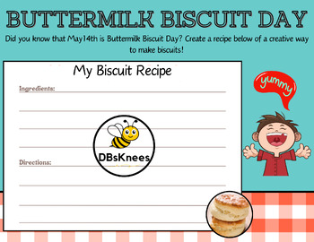 Preview of Buttermilk Biscuit Day Recipe (May 14)