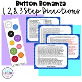 Button Bonanza: Following 1, 2, and 3 step Directions