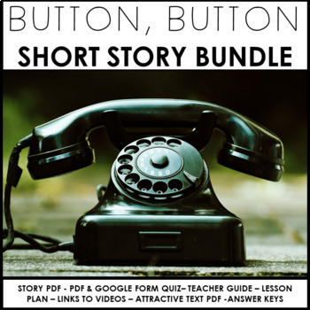 Preview of Button, Button Richard Matheson Short Story Lesson Plan & Materials