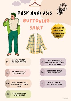 Preview of Buttoning Shirt Task Analysis for Children with Autism: A Digital Resource