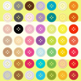 Buttons Clipart for Invitation Planners, Buttons Scrapbook