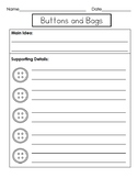 Buttons and Bags Graphic Organizer
