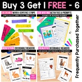 Buy3Get1 FREE B6 Nonfiction Decodable Readers Passages and