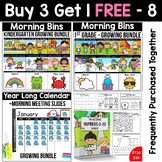 Buy3Get1 FREE B8 Morning Work Bins Tubs Kindergarten 1st G