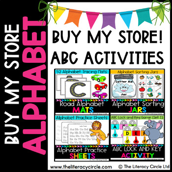 Preview of Buy My Store! Alphabet Activities (A Growing Bundle)