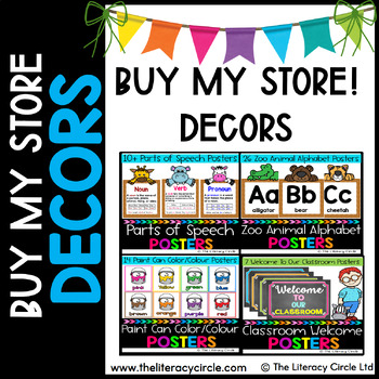 Preview of Buy My Store Decors Growing Bundle