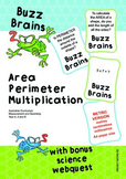 Buzz Brains (Mathematics) Area, Perimeter and Multiplicati