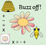 Buzz Off! Square Numbers Game and template