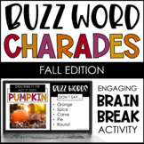 Buzz Word Charades - Fall Edition - Brain Break