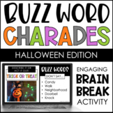 Buzz Word Charades - Halloween Edition - Brain Break