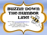 Buzzin' Down the Number Line! {Craftivity, anchor charts, 