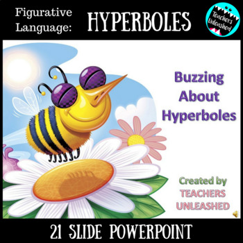 Preview of Hyperboles PowerPoint Lesson {Figurative Language}