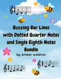 Buzzing Bar Lines with Dotted Quarter and Single Eighth No