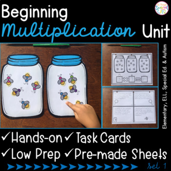 Preview of Beginning Multiplication Set 1 for Elementary and Special Ed.