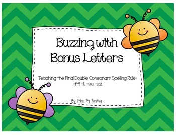 Buzzing with Bonus Letters (Teaching Final Double Consonants - ff, ll, ss,  zz)