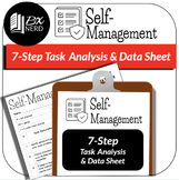 BxNerd _ Task Analysis & Data Sheet "Self-Management" 7-Steps