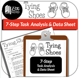 BxNerd _ Task Analysis & Data Sheet "Tying Shoes" 7-Steps