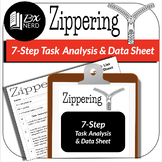 BxNerd _ Task Analysis & Data Sheet "Zippering" 7-Steps