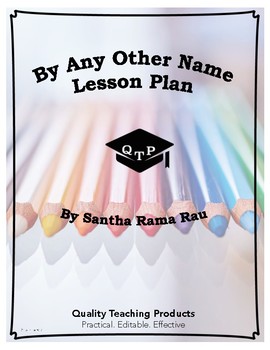 Preview of By Any Other Name by Santha Rama Rau Lesson Plan, Questions and Key, PPTs