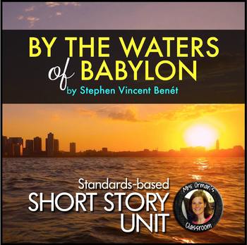 Preview of By the Waters of Babylon Short Story Unit Distance Learning