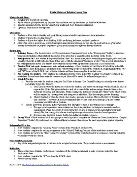 Lesson By The Waters Of Babylon Lesson Plan Worksheet Key Ppt