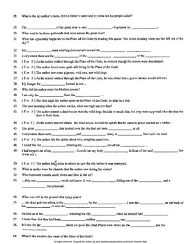 By The Waters Of Babylon By Stephen Vincent Benet Guided Reading Worksheet