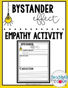 Preview of Bystander Effect Notes and Reflection Activity: A Lesson in Empathy