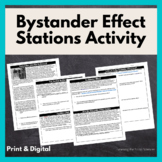 Bystander Effect Stations Activity: Print & Digital