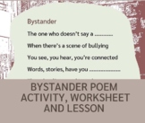 Bystander Poem Activity, Worksheet and Lesson (US)