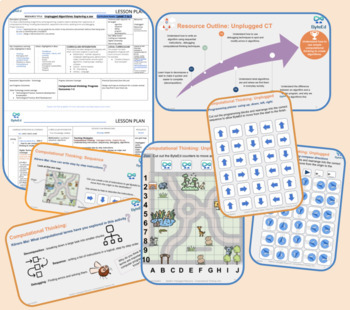 Preview of ByteEd Unplugged Computational Thinking Resource - Zoo