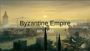 Preview of Byzantine Empire (565-1453) - Interactive Google Slides presentation