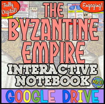 Preview of Byzantine Empire DIGITAL Interactive Notebook! Google Drive | Distance Learning