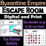Byzantine Empire Activity Escape Room