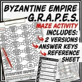 Byzantine Empire G.R.A.P.E.S. Maze Activity DIGITAL & PAPER