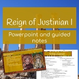 Byzantine Empire: Justinian I Powerpoint and Guided Notes