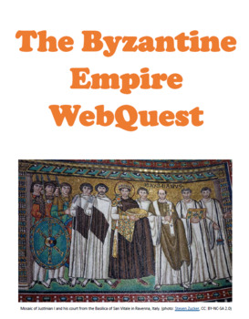 Preview of Byzantine Empire WebQuest