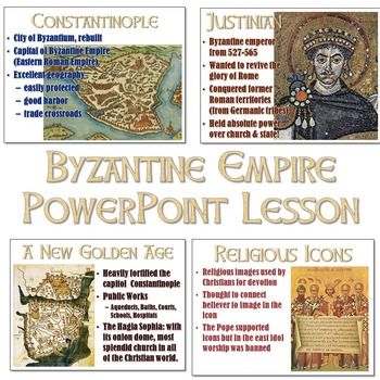Preview of Byzantine Empire and Constantinople PowerPoint
