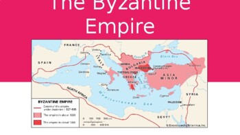 map of byzantine empire and russia